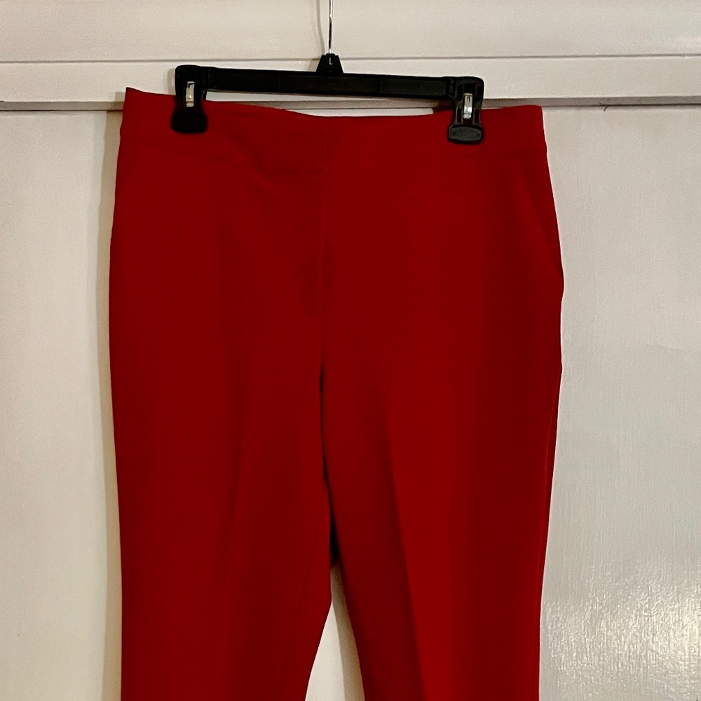 COPY - St John Red Long Pants size 10